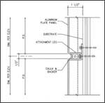 panels alumium - AP 1000 Horizontal Joint